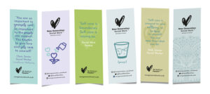 Matching bookmarks designs from supplied quotes